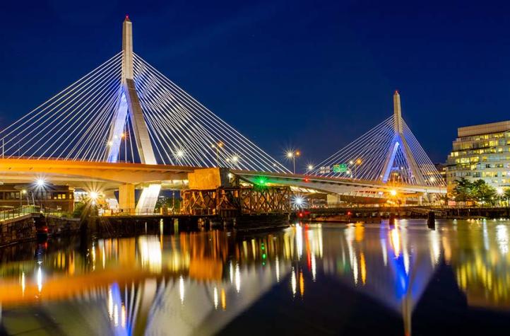 Leonard P. Zakim Bunker Hill Memorial Bridge in Boston