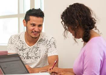 Cambridge College Student Receiving Assistance