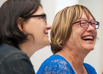 Cambridge College Students Laughing