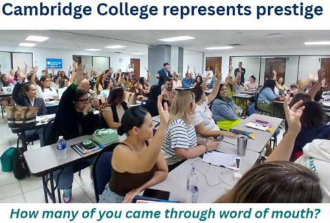 CC Puerto Rico students raising hands